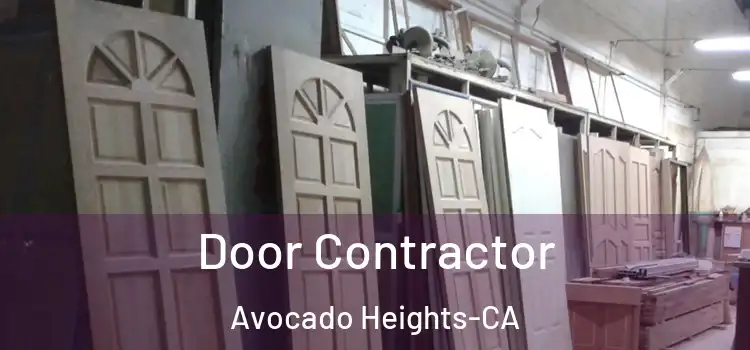 Door Contractor Avocado Heights-CA